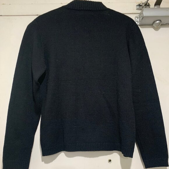 VINTAGE MAGNOLIA KNIT BEADED WOOL SWEATERS SIZE L - Picture 3 of 8